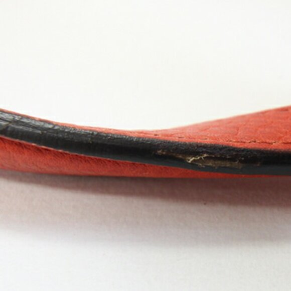 GUCCI Red Leather Tote Bag - Picture 8 of 10